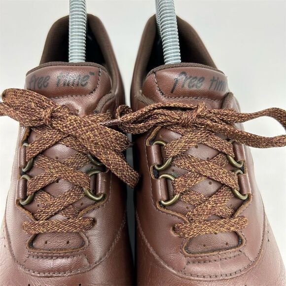 SAS Women's Free Time Brown Leather Lace Up Walking Shoes Size 7.5 M Casual - Picture 7 of 16